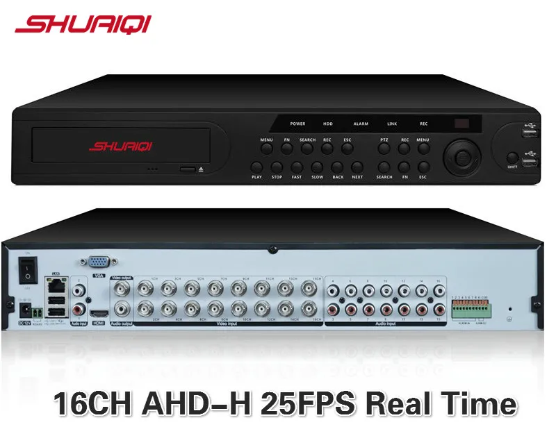 16 Channel CCTV DVR AHD H 1080P Real Time 25fps Security Digital Video
