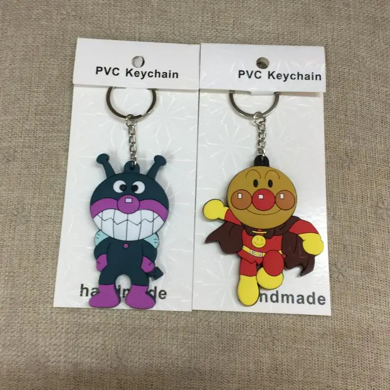 Anpanman стиль аниме-брелок для ключей ПВХ фигурка брелок милая игрушка подарки на
