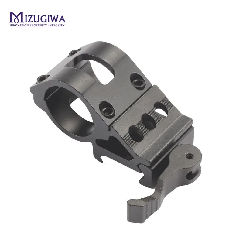 MIZUGIWA 45 Degree 1" 25.4mm Ring Offset Flashlight Laser Scope Ring