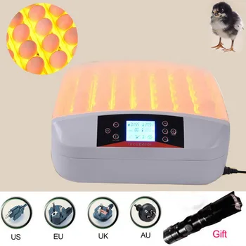 

Automatic Egg Incubator 56 Eggs Digital Clear Egg Turning Intelligent Temperature Control Farm Hatchery Machine Chicken Brooder