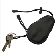 50 шт/лот унисекс тактические военные монеты кошелек Открытый походный ключ сумка мини-молния карман Оксфорд черный хаки с брелоками HQ