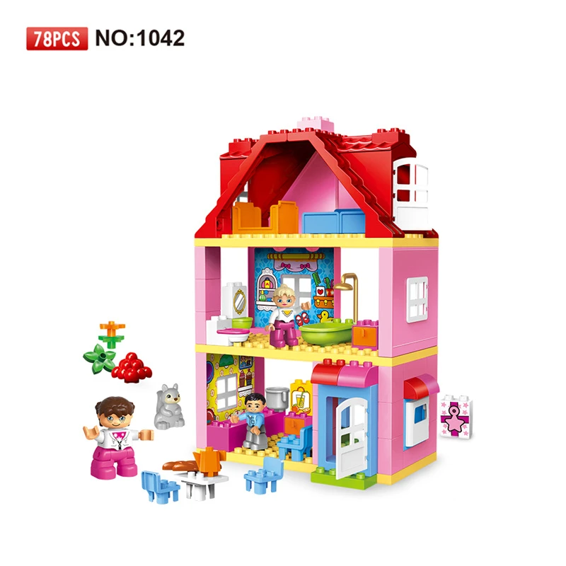 pink building blocks