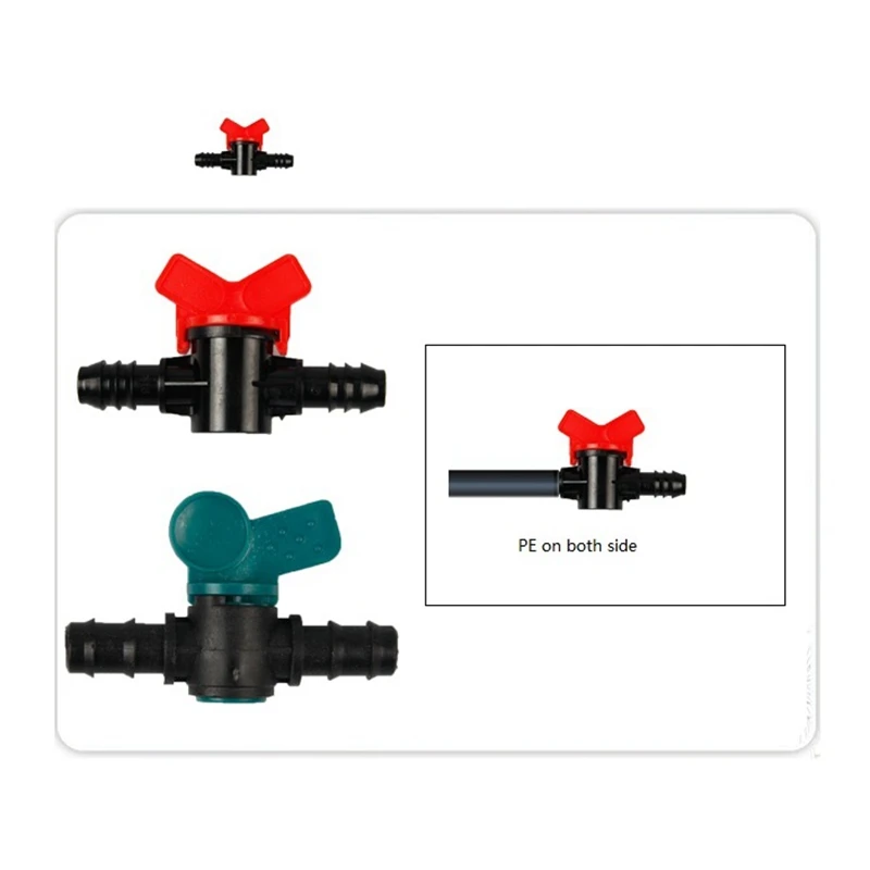 5 шт. 16 видов капельного орошения ленты шаровые клапаны 1/" резьба 16 мм 20 мм 25 мм с колючими соединителями