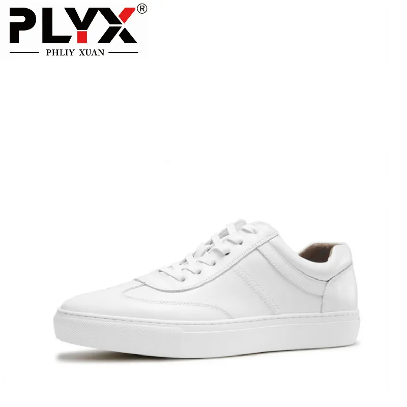 

PHLIY XUAN British Retro Casual Male Shoes 100% Handmade White Mens Loafers Genuine Leather Chaussure Homme De Marque