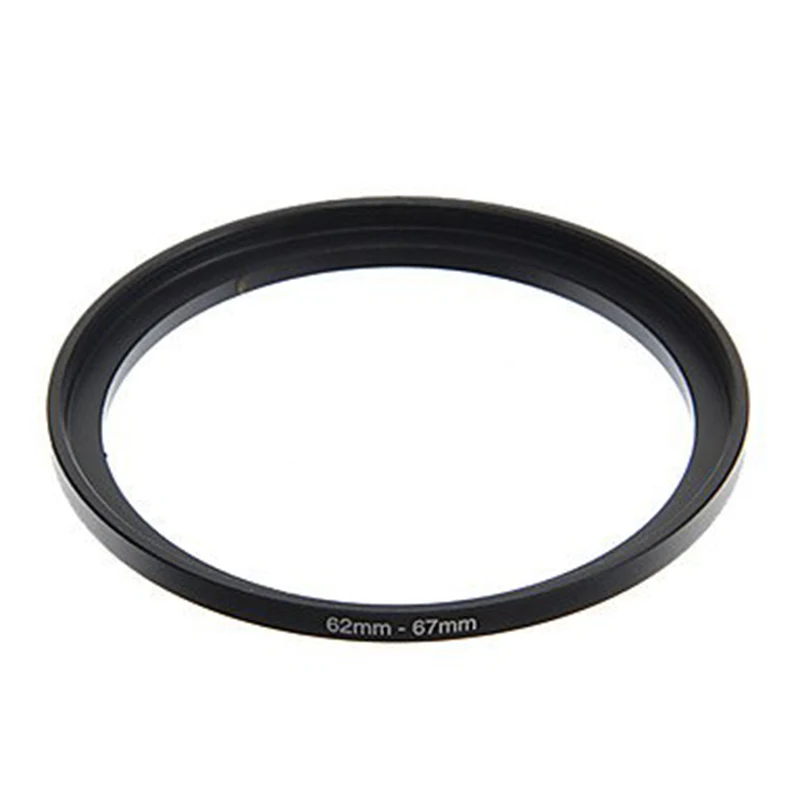 

JUST NOW High-quality 2PCS 62-67MM Step-Up Ring Filter Adapter (62MM Lens to 67MM Accessory) (2 PCS Ring Filter Adapter)