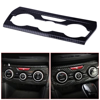 

CITALL Black ABS Dashboard A/C ABS Warning Light Switch Air Conditioning Panel Cover Fit for Subaru Crosstrek XV 2018