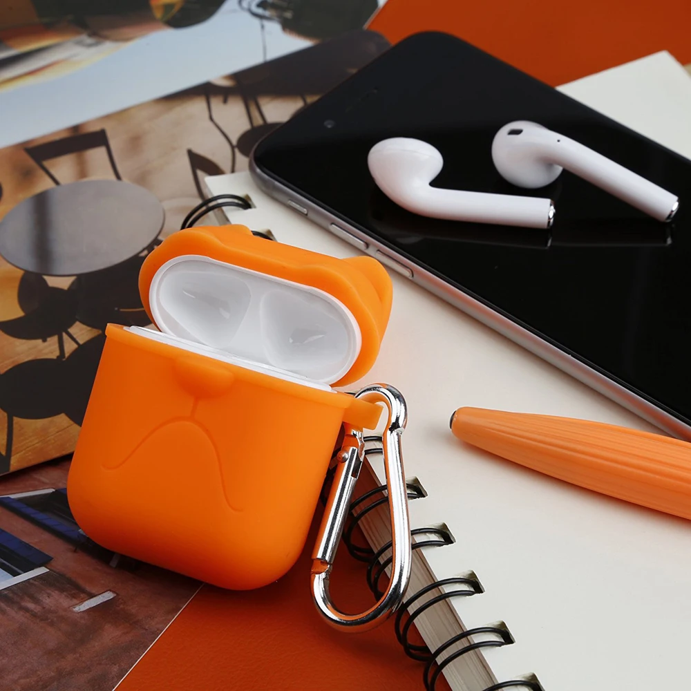 TEXNANO Cartoon Earphone Case Silicone Shockproof Cover Luminous Protector Waterproof Dustproof Headset Accessories For Airpods (2)