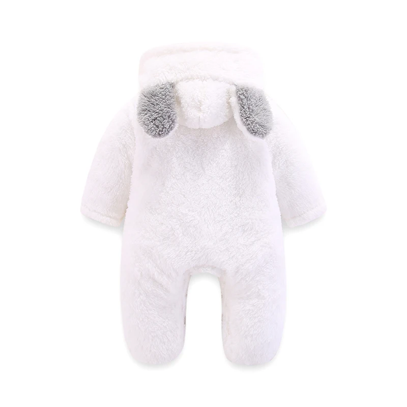 newborn baby girls clothes Bodysuit Baby rompers Hooded pajamas warm winter animal costumes Baby Hooded rompers