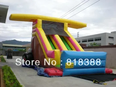 

Rainbow inflatabe slide palm tree slide inflatable water slide
