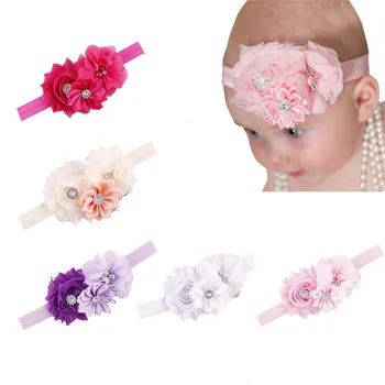 

Cute Newborn Baby Soft Elastic Headband Kids Hair Accessories Girls Chiffon Headwear
