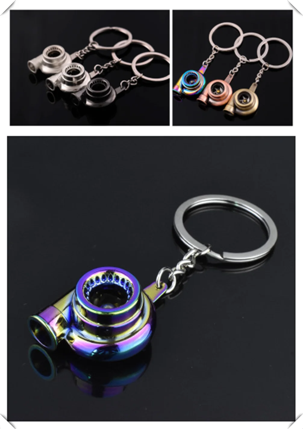

Car tuning accessories turbocharger metal keychain personality pendant for Kia eco Pro-cee-d KOUP cee-d Rondo Kue Kee