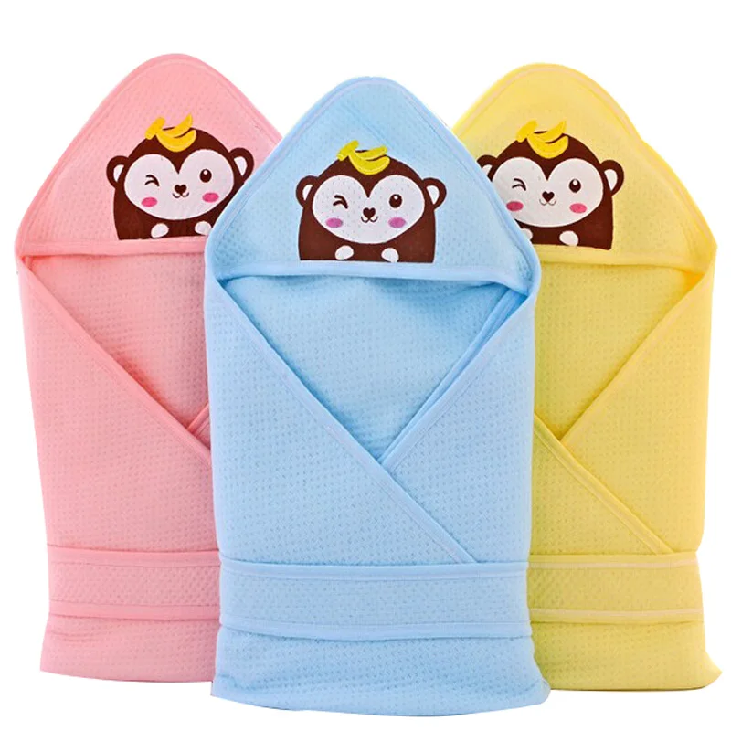 2015 Spring&Autumn cotton monkey pattern newborn Hold by blanket baby