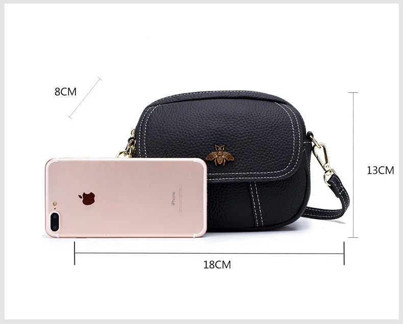 Women genuine leather crossbody bag 11