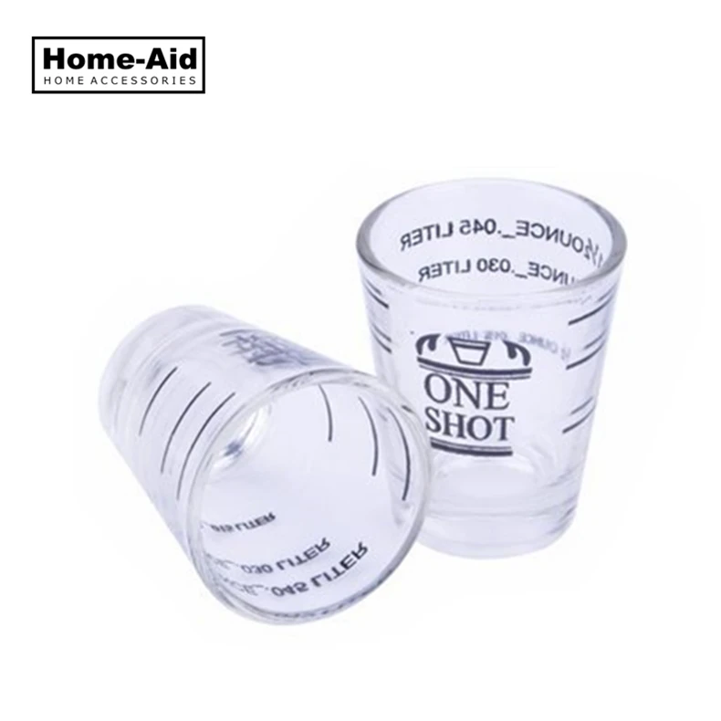 

45ml Measuring Shot Glass Ounce Jigger Cocktail Drink Mixer Scale Cup Bartender Bar Tool