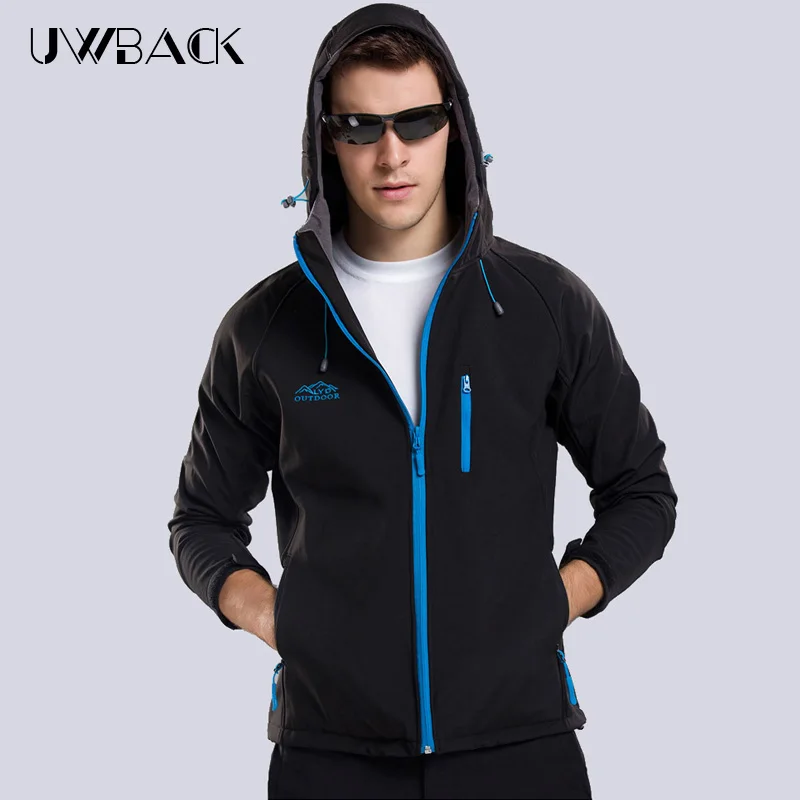 

Man Winter Outdoor Tech Fleece Softshell Impermeable Jacket Men Hiking Camping Rain Coat Men's Waterproof Windproof Jacket,UA251