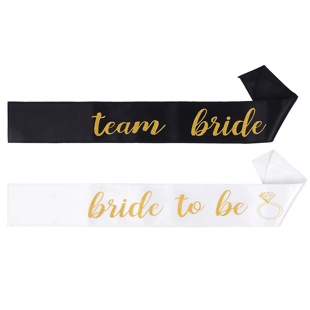 Набор из 6 предметов с надписью &quotBride To Be&quot створки команда надпись Bride Tribe поясом