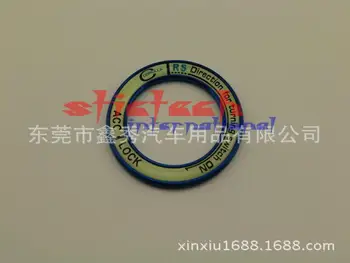 

by dhl or ems 50pcs Stickers Luminous Ignition Key Ring Switch Cover Trim Sticker for Toyota Corolla 2014 2015 2016