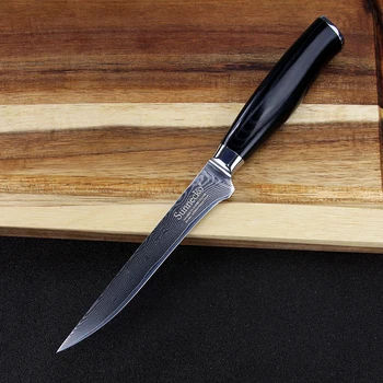

SUNNECKO 6" inch Boning Chef Knife Kitchen Knives Japanese Damascus VG10 Carbon Super Steel Sharp Micarta Handle Cutter Tools
