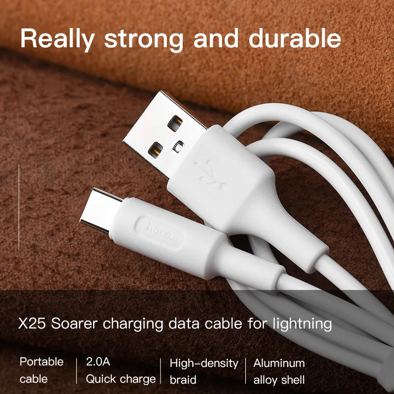 HOCO كابلات الهاتف المحمول USB نوع C كابل 2A USB-C كابل سريع شحن كابل بيانات لسامسونج S9 S8 شياو mi mi 8 هواوي P20 لايت HOCO كابلات الهاتف المحمول USB نوع C كابل 2A USB-C كابل سريع شحن كابل بيانات لسامسونج S9 S8 شياو mi mi 8 هواوي P20 لايت