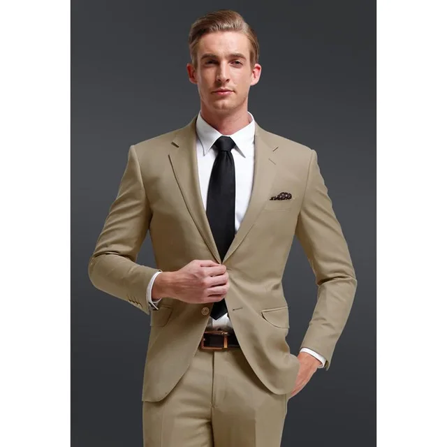 Tailleur homme kaki Outlet