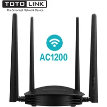 TOTOLINK A800R AC1200 Wireless Wifi Router, 2.4GHz/5.0GHz Wi-Fi Repeater with 1GHz CPU for Wider Wi-Fi Coverage, Support MU-MIMO