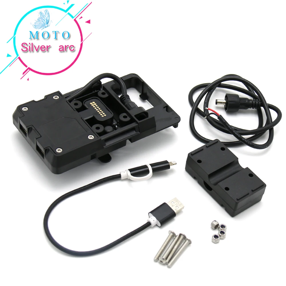 

For BMW R1200GS LC Adv 2013-2018 S1000XR R1200RS motorcycle navigation frame and USB charger mobile phone installation bracket