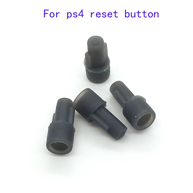 60PCS Black For PS 4 Silicon Rubber Reset Key Restart Button for