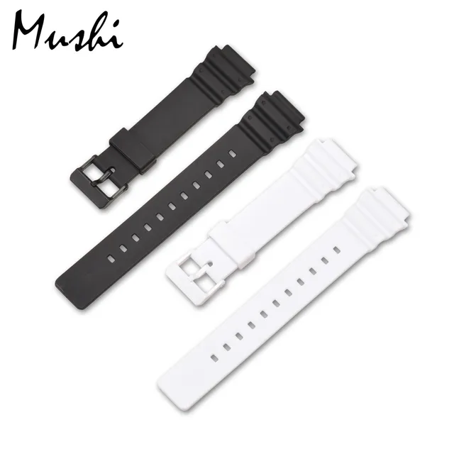 MS Watch Strap for Casio MRW-200H Black Men Watchband Pin Buckle Watch band Watc MS Watch Strap for Casio MRW-200H Black Men Watchband Pin Buckle Watch band Watc