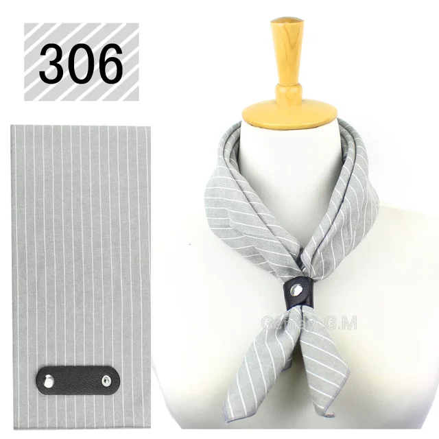 Autumn Winter Scarf Women Casual Cotton Mens Scarves 60*60 cm Square Striped Hanky Wrap Fashion Pocket Square For Party 306