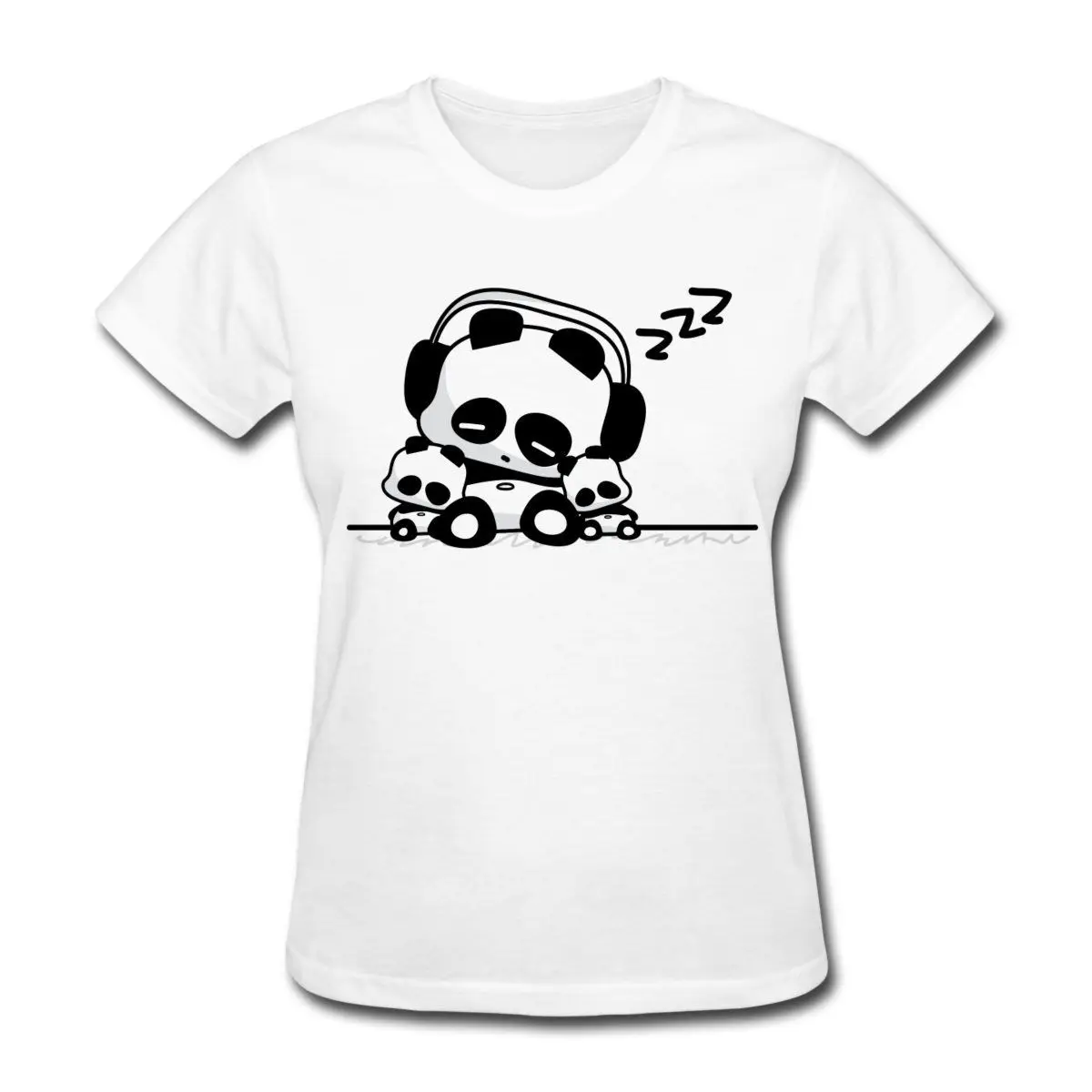sleeping panda t shirt