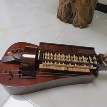 Ручная работа кленовое Дерево 6 струн 24 Ключи Hurdy гурди