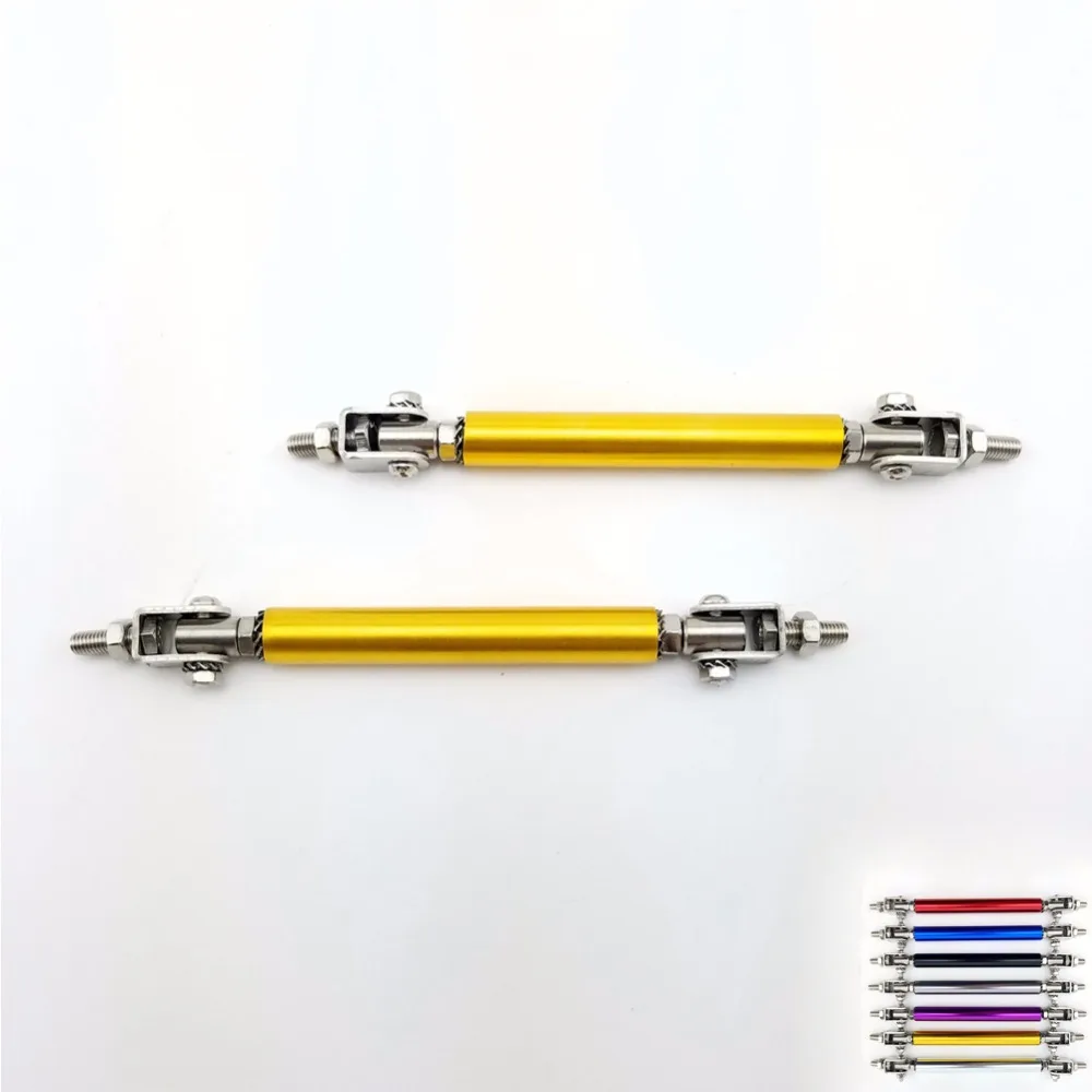 

Free Shipping Universal Adjustable 75MM Front Bumper Strut Tie Bar Support Lip Splitter Rod