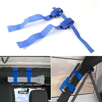 

new Universal Roll Bar Flashlight Holder for Jeep Wrangler JK JKU JL TJ YJ 1955-2018