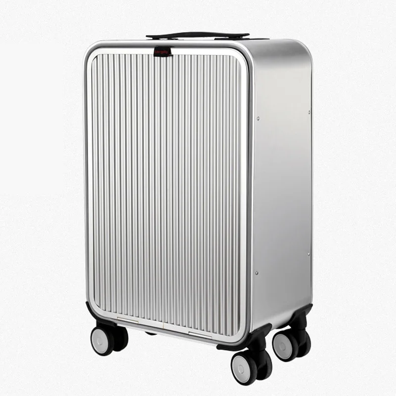 Luggage 20"24"inch 100% Aluminum rolling for Women Travel Mala de viagem TSA Lock Cabin Trolley Suitcase Carry on travel luggage