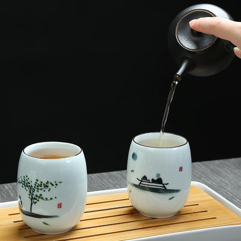 TANGPIN большой емкости керамические чайные чашки для чая фарфоровая китайская чашка кунг-фу 150 мл