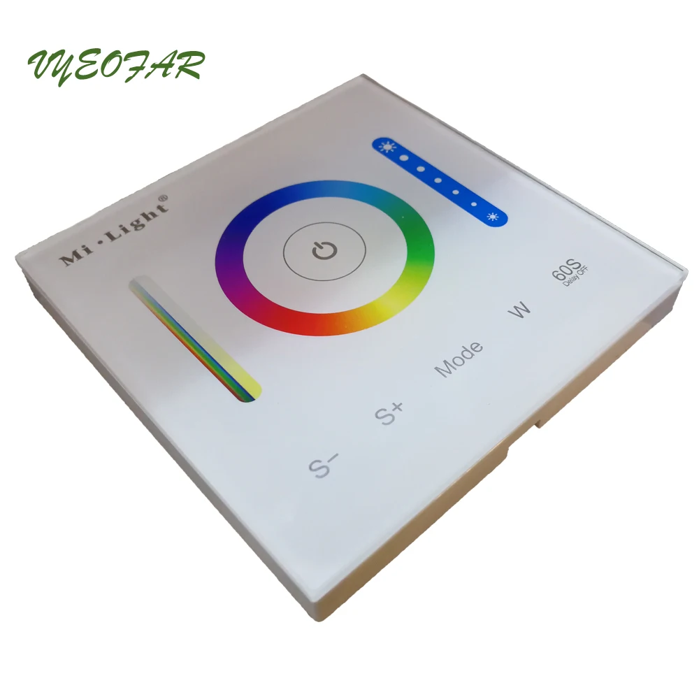 Ми свет Smart Панель светодиодный контроллер RGB RGBW RGB+ CCT светодиодный сенсорный выключатель Панель светодиодный диммер для светодиодный полосы P3