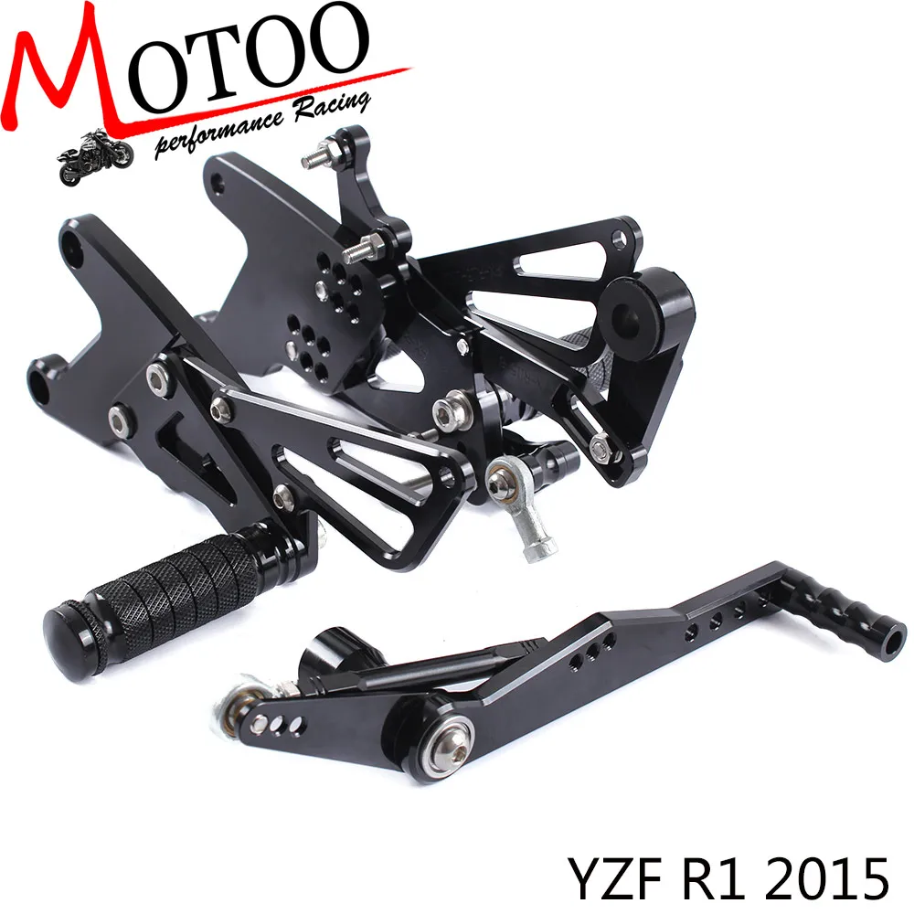 Full CNC aluminum Motorcycle footrest footpeg Rearset pedal Rear sets