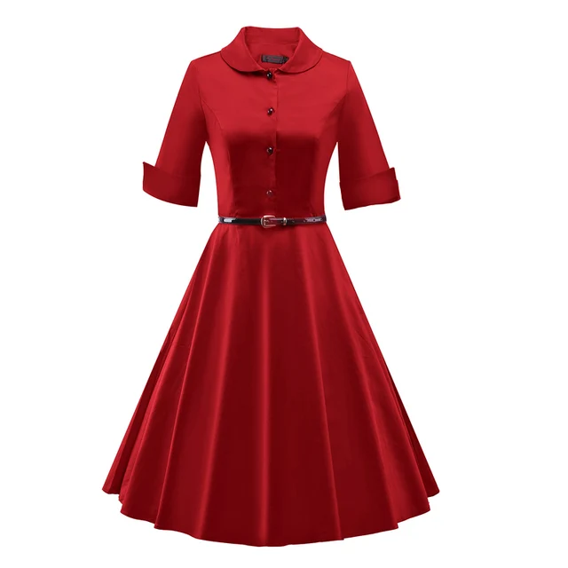 complexiteit Onzin barricade Womens Rood Blauw Zwart Bordeaux Retro Jurk Vintage 40 s 50 s 60 s Hepburn  Stijl Rockabilly Swing Party Jurken Plus 3XL Vestidos|vestidos plus|retro  dressdress vintage - AliExpress