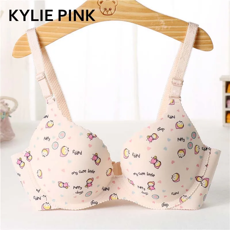 KYLIE/розовый спортивный бюстгальтер для девочек подростков нижнее белье