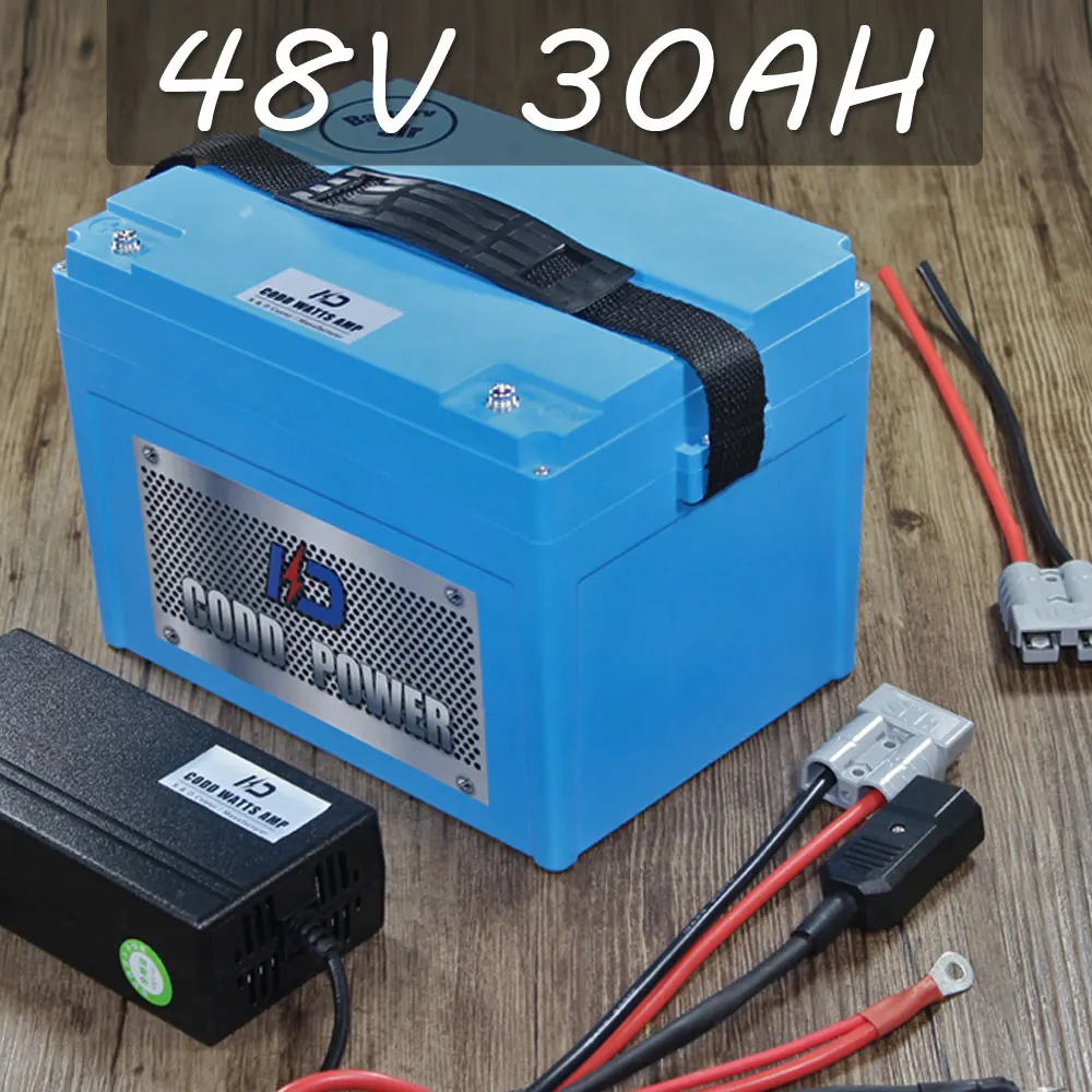 48V 30AH 1500W Аккумулятор для электровелосипеда, литий-ионный аккумулятор для электровелосипеда и электровелосипеда, комплект с зарядным устройством