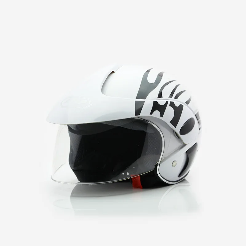 

Wholesale four seasons motorcycle electric scooter children's baby safety helmet warm winter child half face Harley helmet