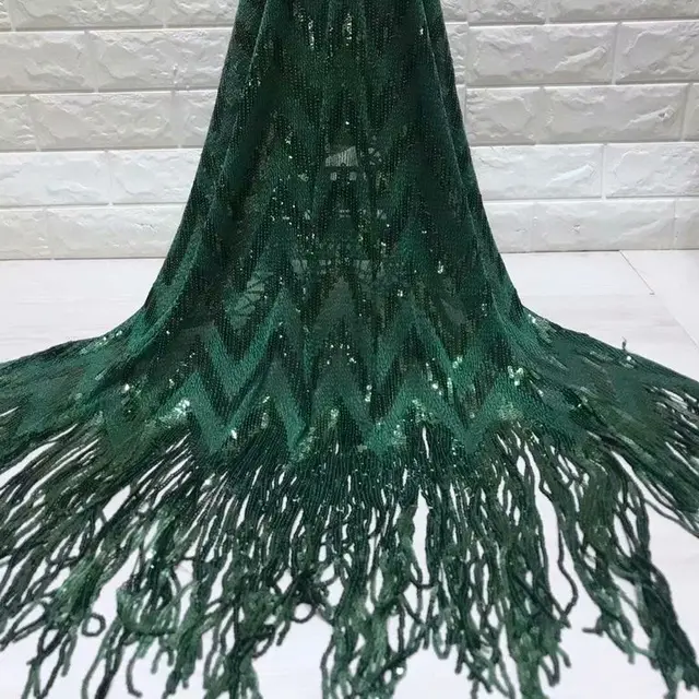 sequence fabric gown