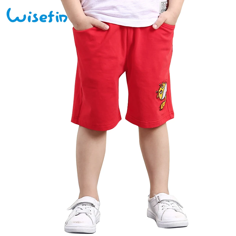 Wisefin Boys 100 Cotton Summer Short Shorts Loose Elastic Active