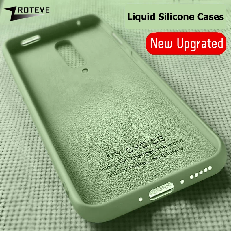 

Oneplus 7 Pro Case Cover ZROTEVE Liquid Silicone Coque For One plus 7 Pro 6T 6 T Case Soft Cover For Oneplus 6 T 6T Phone Cases
