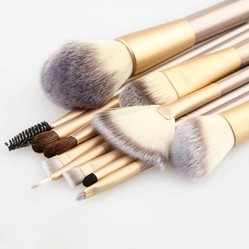 

12 Pcs Profesional Makeup Brushes Set Foundation Powder Blush Brush Cosmetic Tool