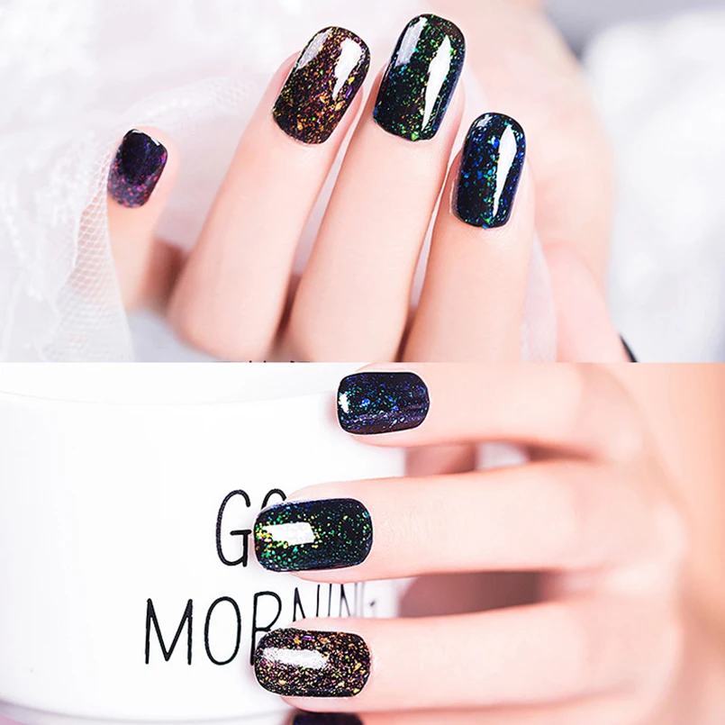 

ROSALIND Shiny Galaxy Series Nail Gel Beauty Shimmer Gel Nail Polish Soak Off UV&LED Lacquer Gel for Nails Nail Polish Manicure