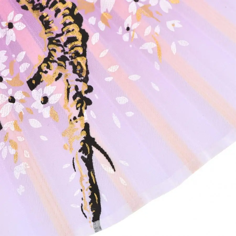 Китайский складной Шелковый Вентилятор ретро бамбуковый Складной вентилятор Ручной цветочный кружевной вентилятор вечерние танцы