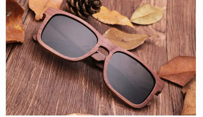 Kennedy Bamboo Polarized Sunglasses