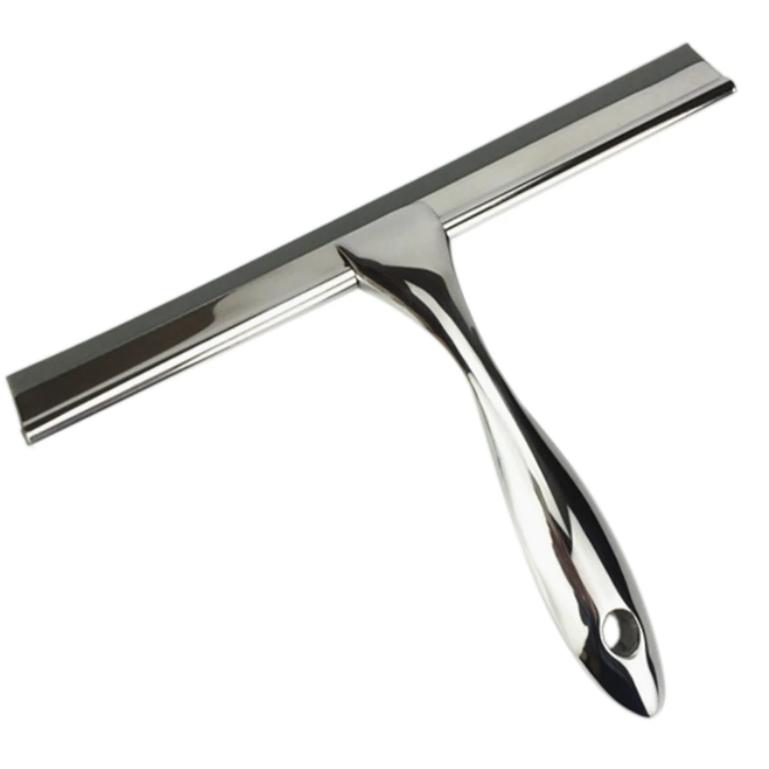 Stainless Steel Squeegee Glass Wiper Cleaner Mirror Screen Tile Car