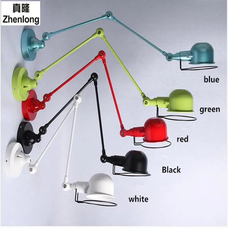 

Modern Wall Light Mechanical Arm France Jielde Wall Lamp Reminisce Retractable Double Vintage Folding Rod Without Switch Lustre